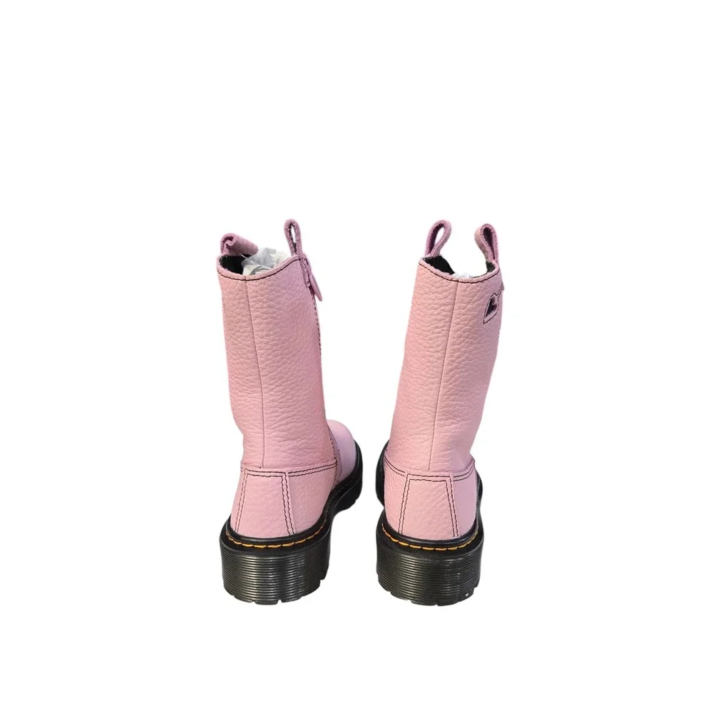 Dr. Martens Bex Heart 31948466 Boots Classic Nappa Lamper Pink Leather Round Toe